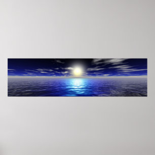Póster Blue Sunrise
