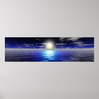 Póster Blue Sunrise