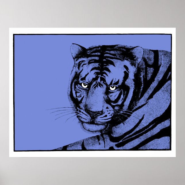PÓSTER BLUE TIGER (Frente)