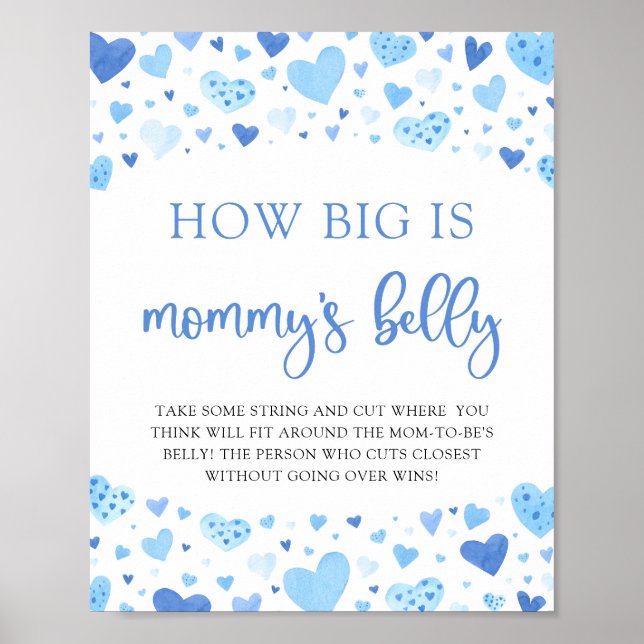 Póster Blue Valentine Qué grande es el juego Belly de mam (Frente)