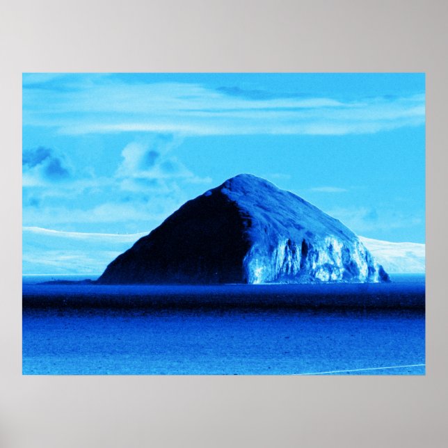 Póster Blue Views Ailsa Craig Firth of Clyde Scotland (Frente)