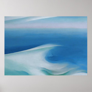 Póster Blue wave marine by Georgia O'Keeffe