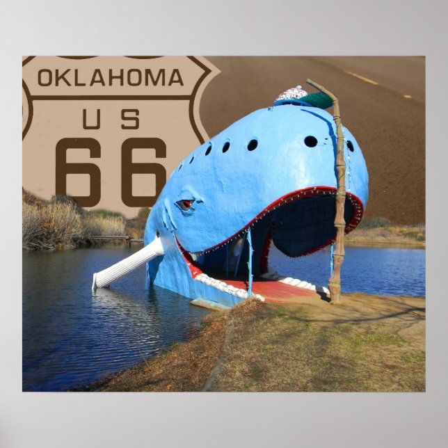 Póster Blue Whale at Catoosa (Frente)