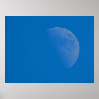 Póster Blue Winter Moon