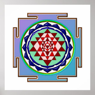 PÓSTER BLUE YANTRA