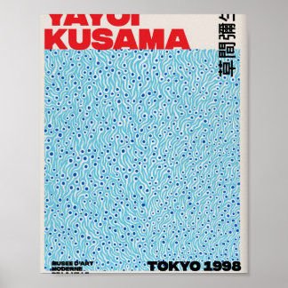 Póster Blue Yayoi Kusama