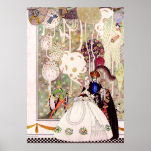 Póster Bluebeard de Kay Nielsen