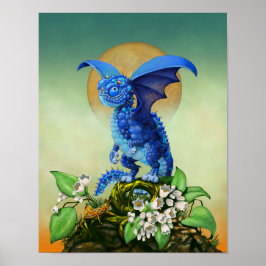Póster Blueberry Dragon 11x14 (4x6 y superior)