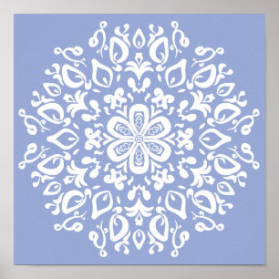 Póster Blueberry Mandala