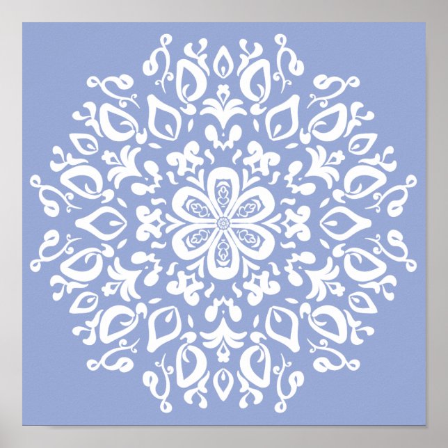 Póster Blueberry Mandala (Frente)