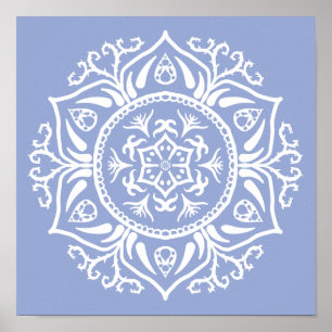 Póster Blueberry Mandala