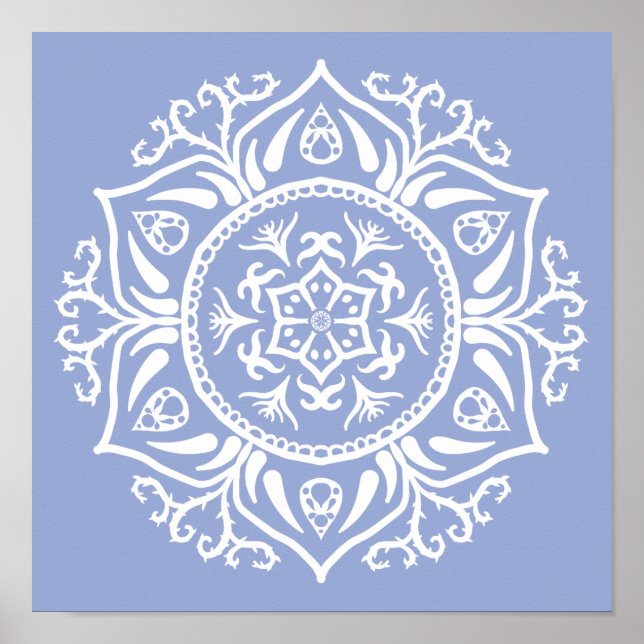 Póster Blueberry Mandala (Frente)