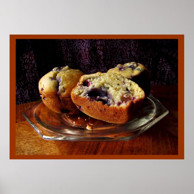 Póster Blueberry Muffins (Frente)