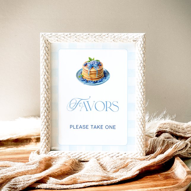 Póster Blueberry Pancake Baby Brunch Baby Shower Favorita (Subido por el creador)