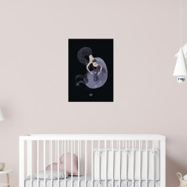 Póster BLUEBERRY SEAHORSE por Alexandra Dikaia