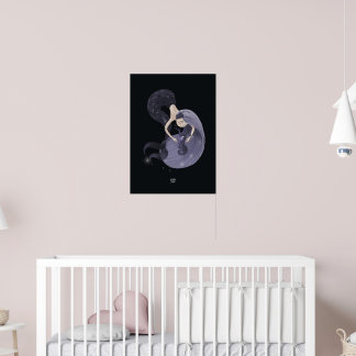 Póster BLUEBERRY SEAHORSE por Alexandra Dikaia