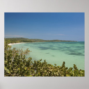 Póster Bluefields, costa suroeste de Jamaica