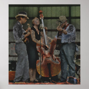 Póster Bluegrass Trio