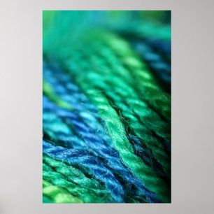 Póster BlueGreenWool