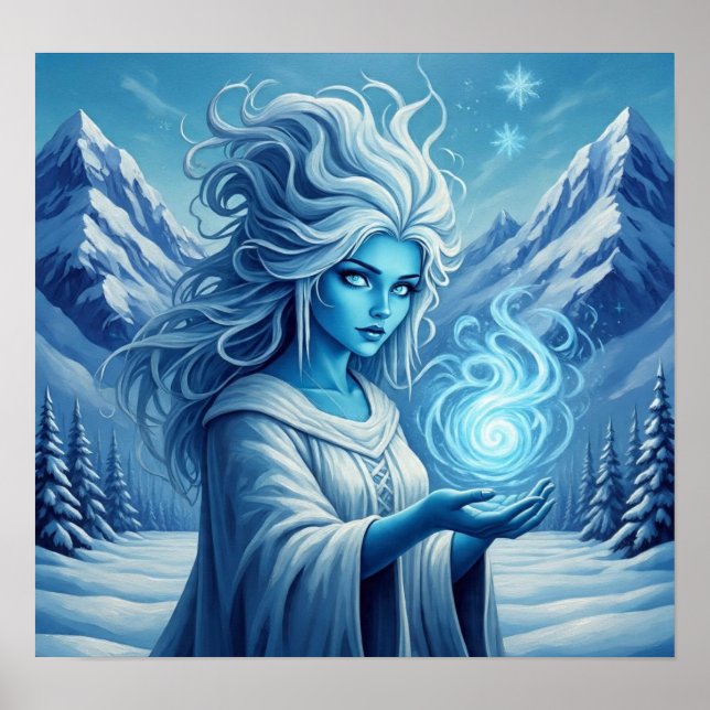Póster BlueIceWitch  (Frente)