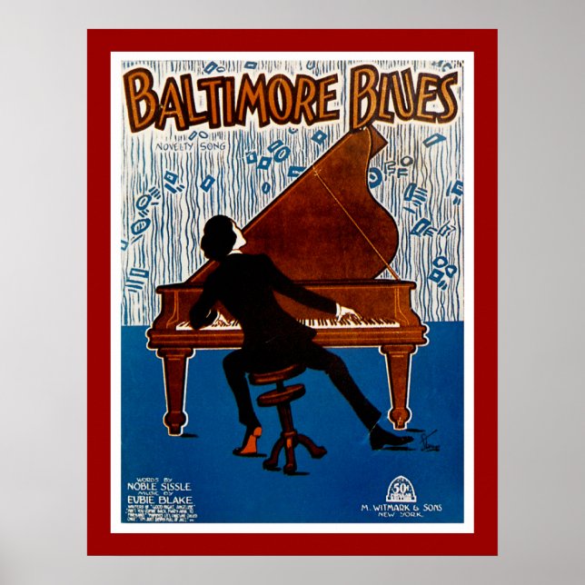 Póster Blues de Baltimore (Frente)