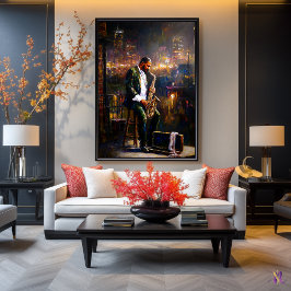 Póster Blues de la ciudad - Reflexiones de jazz en la act