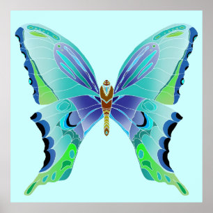 Póster Blues de mariposa