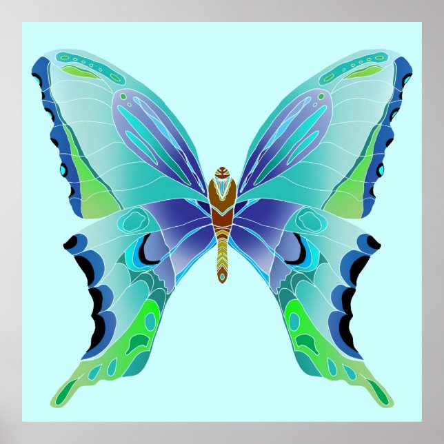 Póster Blues de mariposa (Frente)