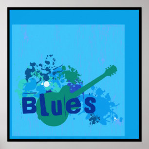 Póster Blues en el Poster Blues