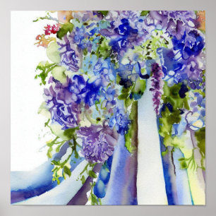 Póster Blues vibrantes, Bouquet nupcial 1,