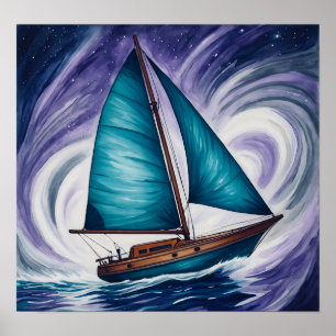 Póster BlueSailBoat