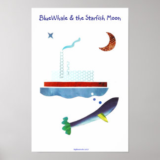 Póster BlueWhale & the Starfish Moon