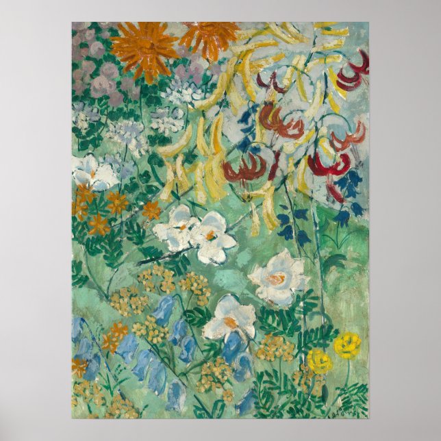 Póster Blumen | August Babberger (Frente)