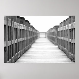 Póster Blurry Planks