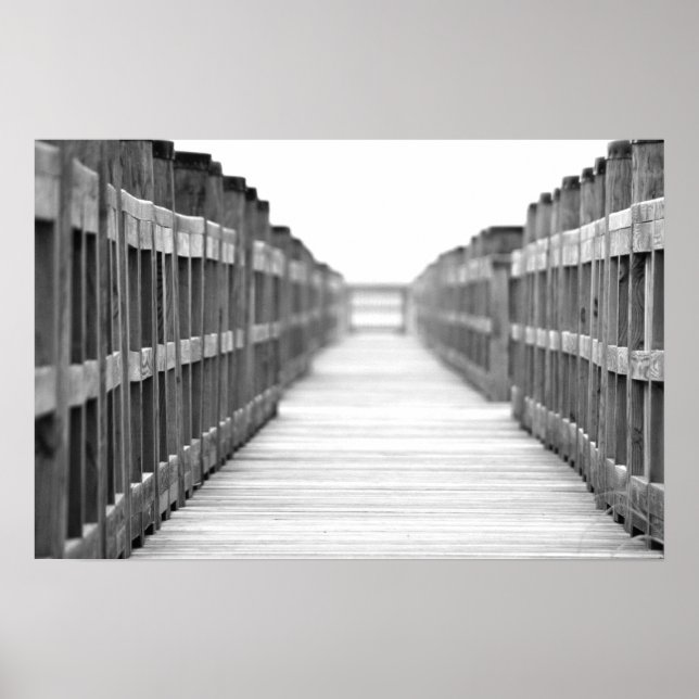 Póster Blurry Planks (Frente)