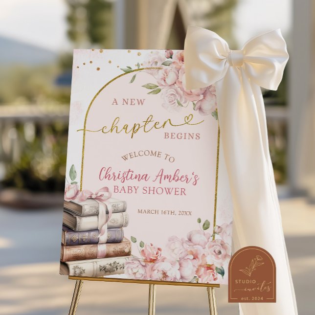 Póster Blush Pink Peony Storybook Theme Bridal Shower  (Subido por el creador)