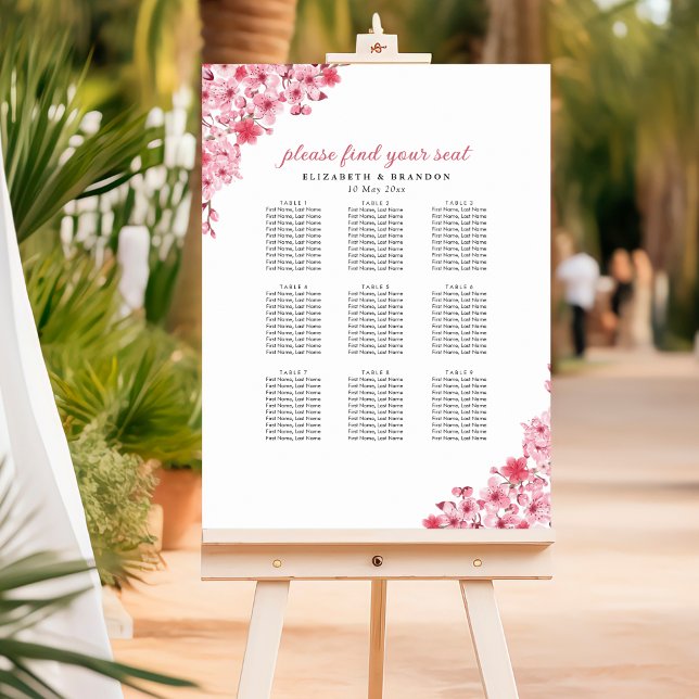 Póster Blush Sakura Wedding – Spring Floral  (Subido por el creador)