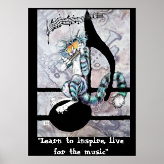 Póster BluzKat en Poster de notas