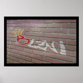 Póster Blzn Brick Wall