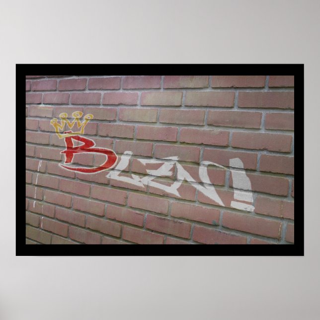 Póster Blzn Brick Wall (Frente)