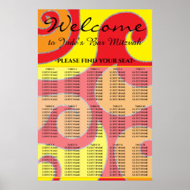 Póster BM Bar y Bat Mitzvah Style 1960