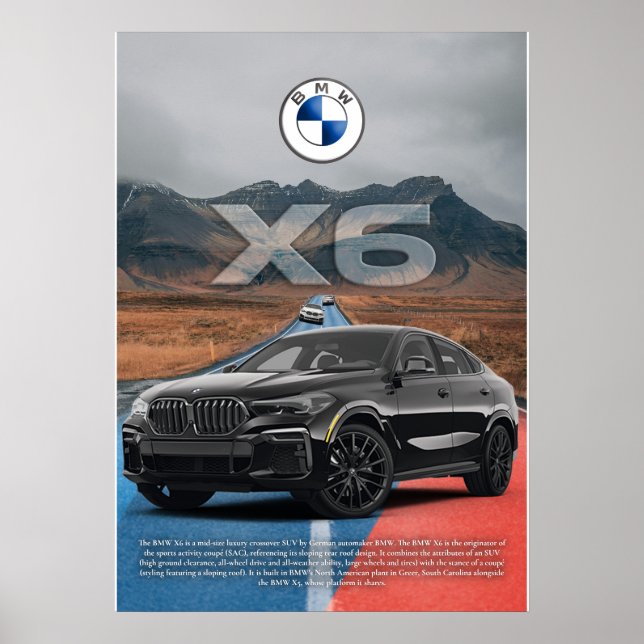 PÓSTER BMW X6 (Frente)