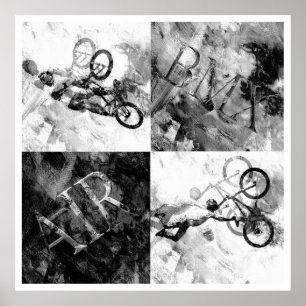 Póster BMX 14, derechos de autor Karen J Williams