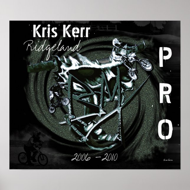 Póster BMX 1b personalizable (Frente)