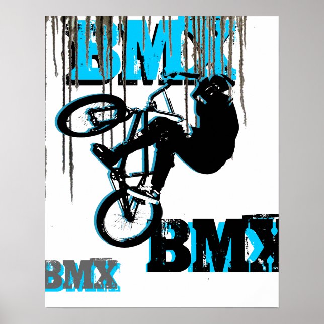 Póster BMX 22, derechos de autor Karen J Williams (Frente)