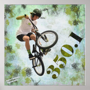 Póster BMX 350.1, derechos reservados Karen J Williams