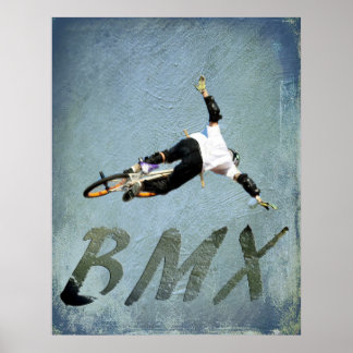 Póster BMX 9, derechos de autor Karen J Williams