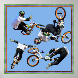 Póster BMX Art, Copyright Karen J Williams
