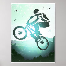 Poster Bmx - Bicicleta Bmx - Impresión Poster Bmx