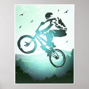 Poster Bmx - Bicicleta Bmx - Impresión Poster Bmx